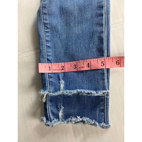 Joe's Jeans - Girls Skinny High Rise Ankle Raw Hem Distress - Size 16 Girls - Picture 7 of 11